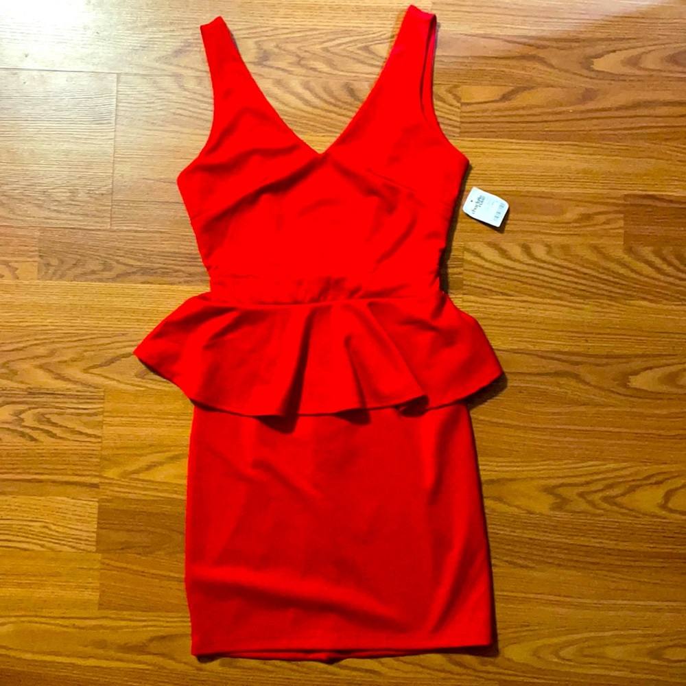 Charlotte Russe Peplum Cocktail Dress